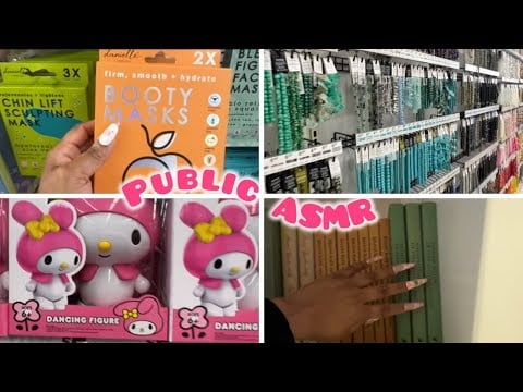 PUBLIC ASMR IN ALL YOUR FAVORITE STORES | Camera tapping, Lofi, whispering and more!