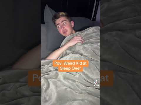 Weird Kid at Sleep Over #asmr #roleplay #relaxing #sleep #asmrsleep #funny #weirdkid
