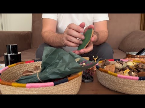 my dad tries ASMR