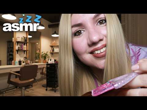 ASMR Detailes Beauty Salon: Facial, Lashes & HAIR Roleplay