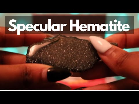 Specular Hematite | Pure Healing Stone | Chakra Alignment Balance| ASMR Reiki | Energy Wisdom | Love