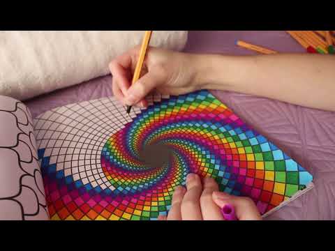 Greek ASMR | Drawing Mandala (No Speaking)