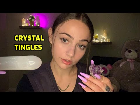 ASMR with Crystals 🔮💖 Tapping, Textured Scratching, Removing Negative Energy 😴