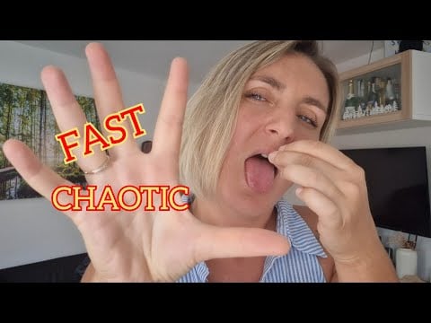ASMR FAST AGGRESSIVE EATING Your NEGATIVE ENERGY + CHAOTIC Spit Painting #asmr #lofi #fast