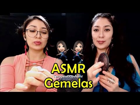 ASMR GEMELAS Mouth sounds Relax  / Sonidos Relajantes ASMR Twins | No talking 🌼🌻