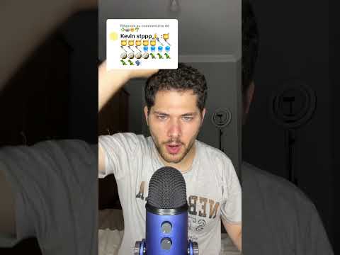 ASMR EMOJI CHALLENGE 🍯🥄🪼🥥🦖🗣️ #asmr #asmrfrançais #emojichallenge #shorts
