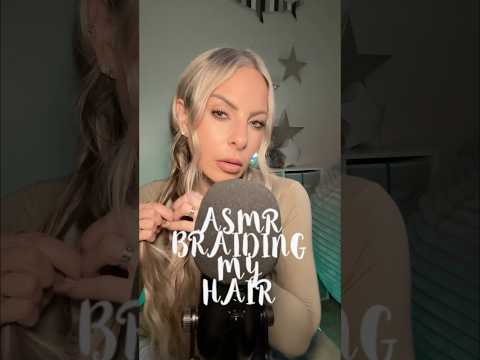 ASMR Whispering Hair Brushing And Hair Braiding