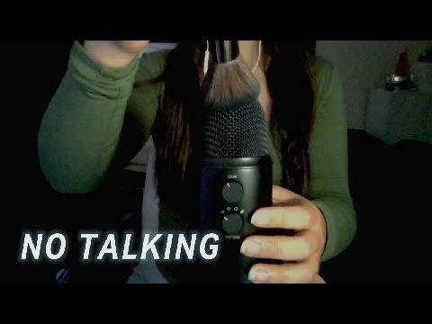 [ASMR] Relaxing Mic Brushing for Sleep | No Talking