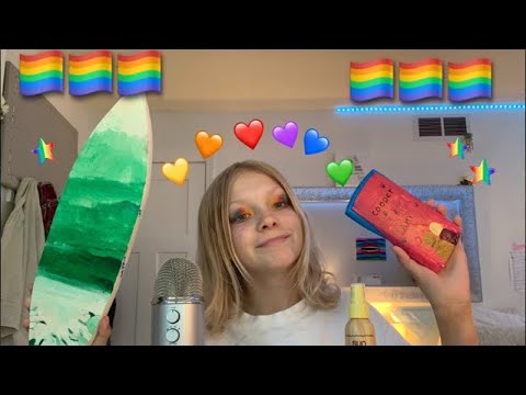 ASMR pride colors HAPPY PRIDE MONTH💛🧡❤️💙💚💜