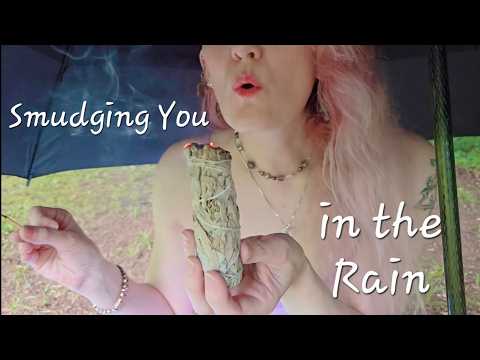 Sleepy Sage in the Rain (ASMR)(Slow Visuals)(Real Ambience)