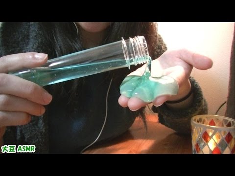 【ASMR】スライムで遊ぶ(囁き) *Playing with Slime* 【音フェチ】