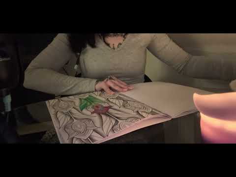 Asmr drawing and rambling 