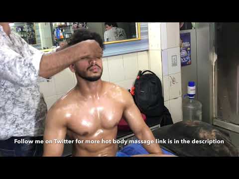 INDIAN BARBER SHAMSED RELAXING HEAD &  CHEST MASSAGE TO FIROZ | ASMRYOGi2