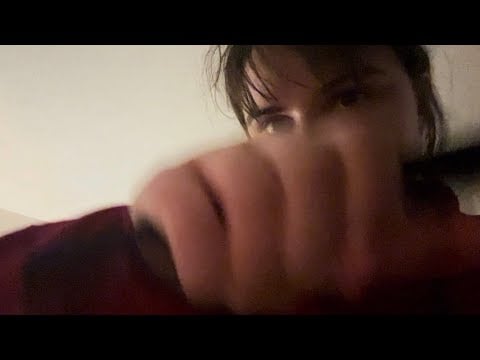 ASMR haircut (whispered, gum chewing) 💇‍♀️💇‍♀️💇‍♀️