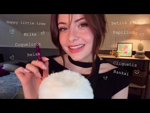 ASMR mots déclencheurs préférés | chuchotements + relaxation cérébrale