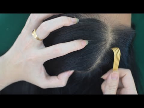ASMR Scalp Scratching, Head Scratching Massage, Relaxing Sounds, Therapy For Headache Treatment
