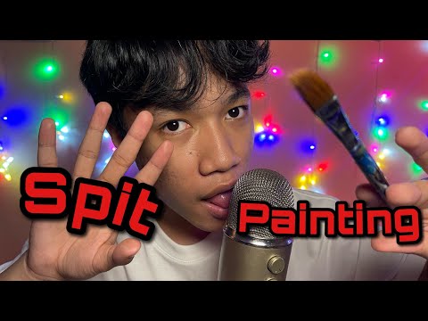 ASMR Spit Painting For The BEST Sleep