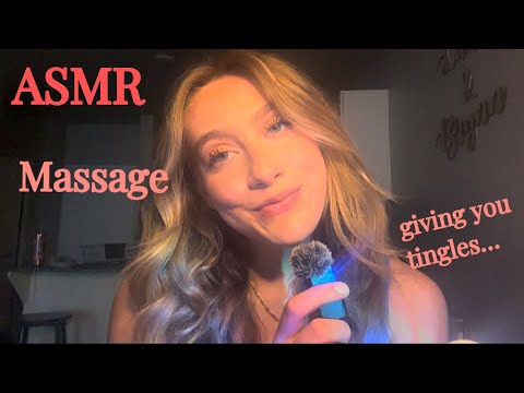ASMR Giving You a Massage- Tingles & Attention