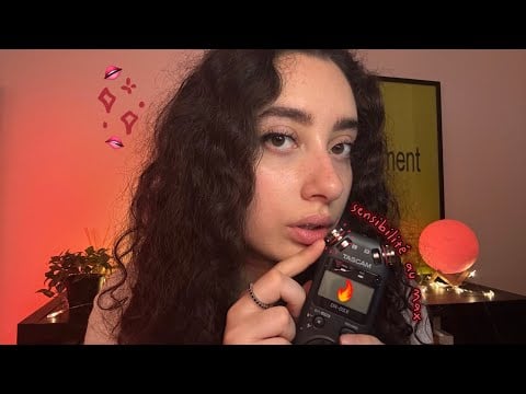ASMR - BRUITS DE BOUCHE AVEC LA SENSIBILITÉ AU MAXIMUM 👄 (nouveau décor)