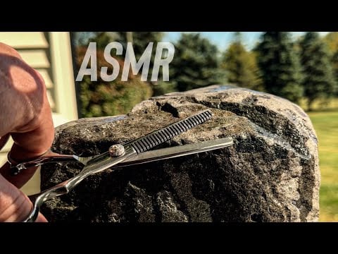 ASMR | Giving a Rock a Haircut