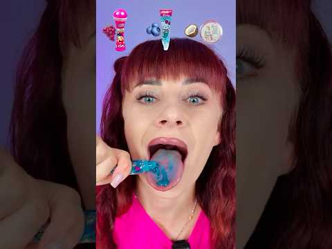 ASMR Roller Candy, Lips Gel Candy, Barbie Candy #asmr
