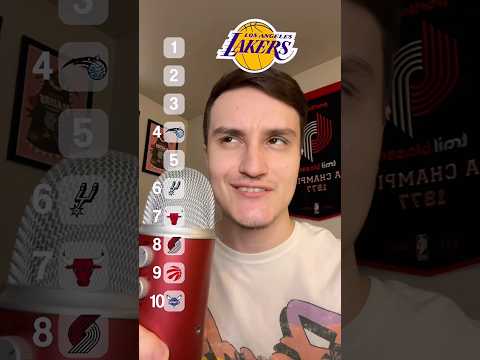 BLIND RANKING NBA TEAMS (ASMR) #shorts #nba #asmr