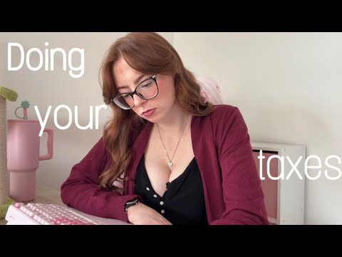 LOFI ASMR - Doing Your Taxes (not accurate) 😅