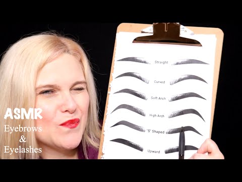 ASMR: Doing Your Eyebrows & Lashes 👀