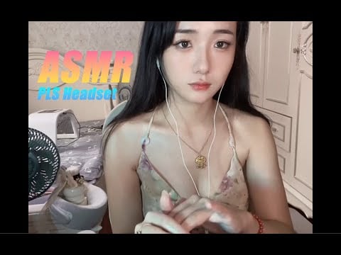 ASMR🎧｜Exploding bubbles, applying lip gloss, tapping, simulating rain#asmr