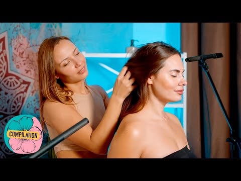 ASMR Massage by Lina (Compilation)