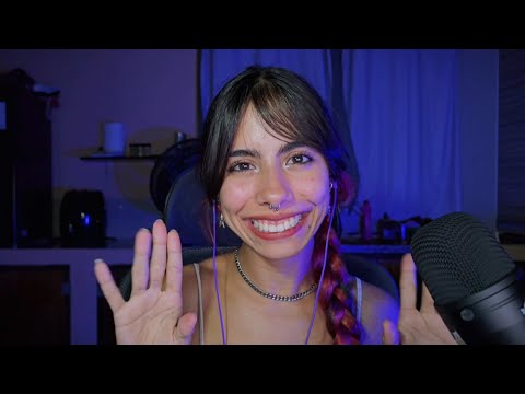 ASMR - FAZENDO SUA MAQUIAGEM COM SONS DE BOCA SECOS E MOLHADOS !!! 
