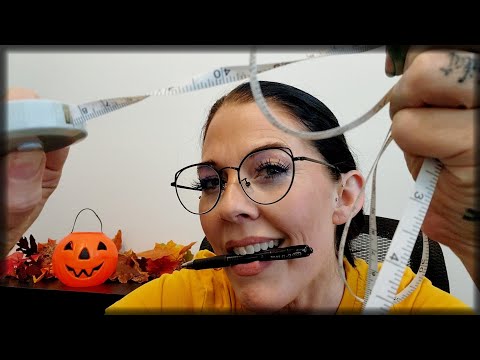 ASMR- Measuring You For Last Minute Halloween Costume Alterations 🎃📏 (Close Up/Personal Attention)