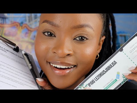 Zulu ASMR Theme Park Personal Attention 🎡 | Relaxing Roleplay, Whispering & Tapping Triggers