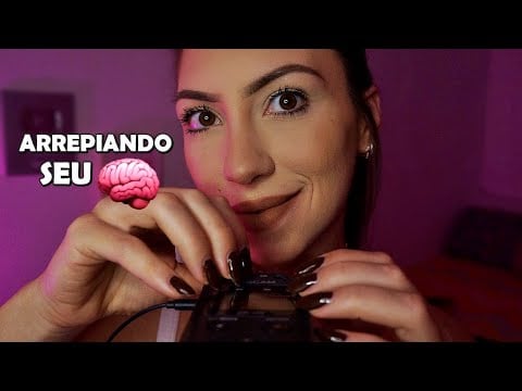 ASMR para ARREPIAR SUA NUCA E CÉREBRO (toques na tela, sussurros e atenção pessoal)