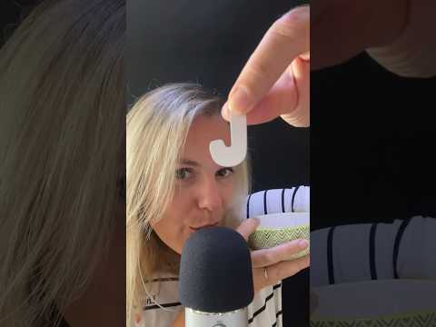 ASMR FR / Mots déclencheurs avec la lettre J #asmrfr #shortsasmr #asmr