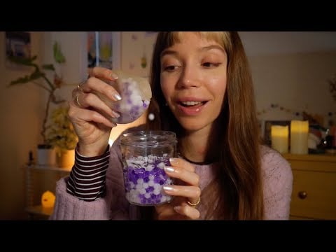 ASMR | rip la balle violette // chit-chat triggers à l’ancienne
