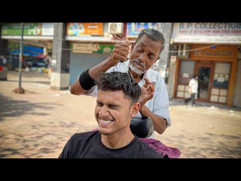Waris Barber $1 Ultimate STRESS KILLER Head & Body Massage With New Tool | ASMR Gautam