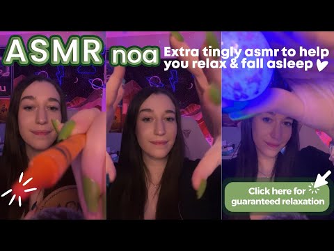 Whispering, Tapping, Relaxing Triggers+ | 4 HOURS of ASMR to help you sleep 💤 | live #246