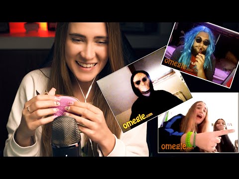 Asmr en OMEGLE, HAGO ASMR A PERSONAS RANDOM. Cuál será la reacción? | ASMR Español | Asmr with Sasha