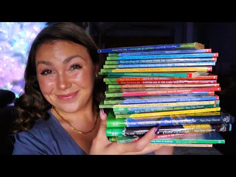 ASMR| NOSTALGIC BOOK HAUL part 2 (Magic Tree House)