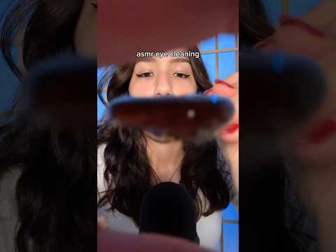 ASMR Limpiándote el OJITO 👀❤️#asmr #triggers #duerme #relajate #tingles #cosquillas
