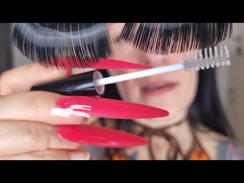 ASMR Eyelash treatment