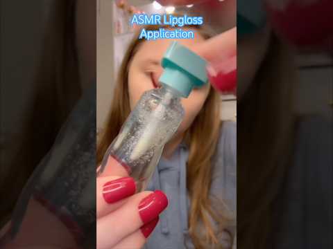 ASMR Lipgloss Application #asmrshorts #asmrsounds #asmrlipgloss #asmrcommunity