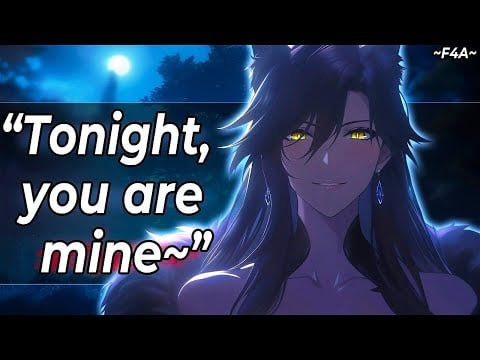 Your Werewolf Crush Can't Control Herself Around You~🌙 | Kisses & Confessions | ASMR Roleplay | F4A