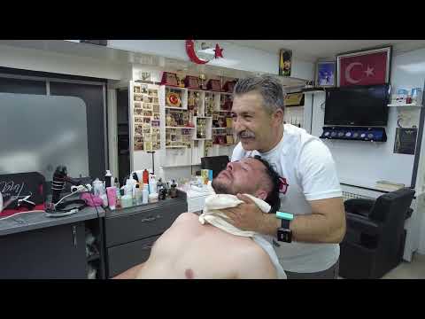 Asmr Manual Clippers and Relaxing Massage on the Turkısh Barber Chaır