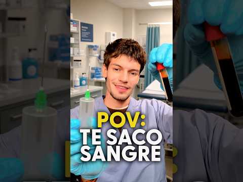 POV: TE SACO SANGRE 🚑 ENFERMERO #asmr #asmrsounds #humor #pov