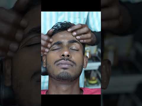 Old School Uncle Barber Head Massage ASMR And Neck Cracking #shorts #neckcracking