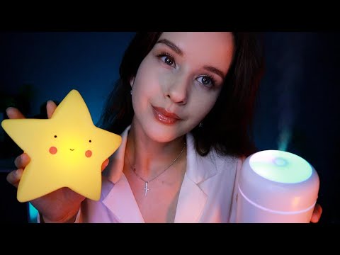 ASMR КЛИНИКА СНА😴Врач поможет от бессоницы Персональное внимание  Sleep Clinic doctor for relax