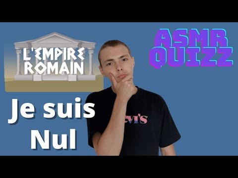 ASMR FR:⭐je fais un quizz sur l'empire romain⭐