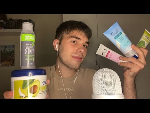 ASMR CON MIS PRODUCTOS DE SKINCARE | DUERME PROFUNDAMENTE